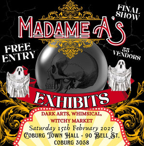 Madame A's Exhibits 15th February | Coburg Town Hall