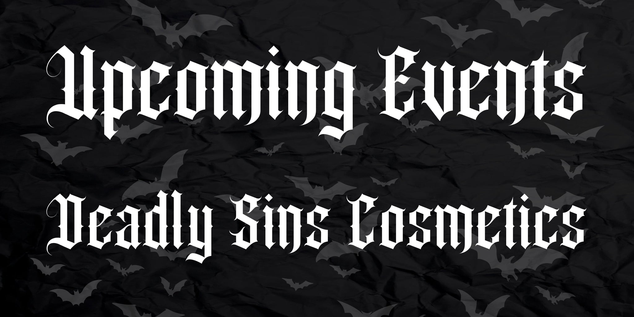 UPCOMING EVENTS