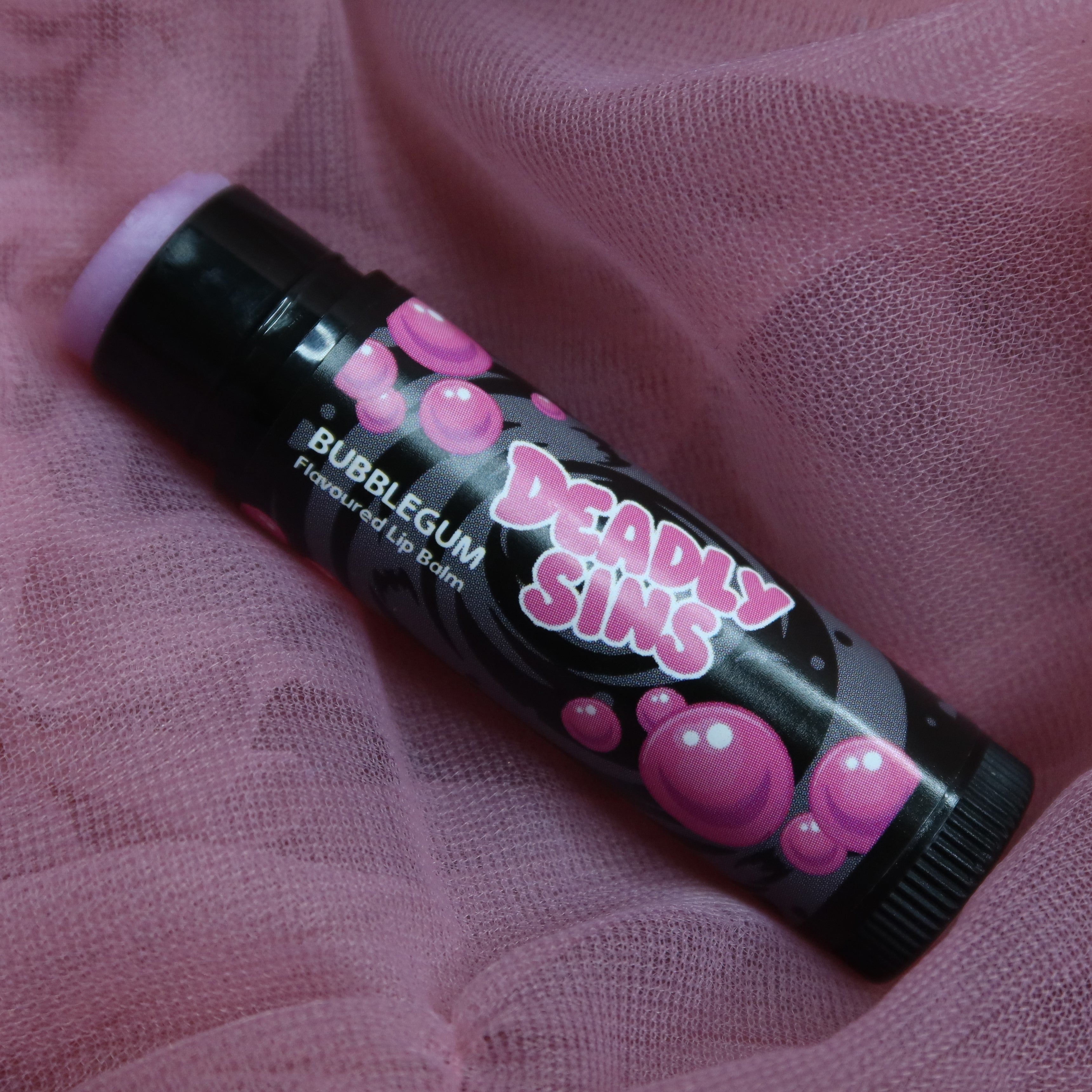 Australia Pink Bubble Gum Lip Balm Deadly Sins Cosmetics