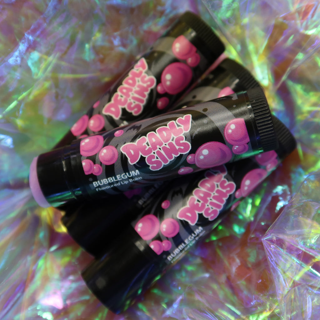 Australia Pink Bubble Gum Lip Balm Deadly Sins Cosmetics