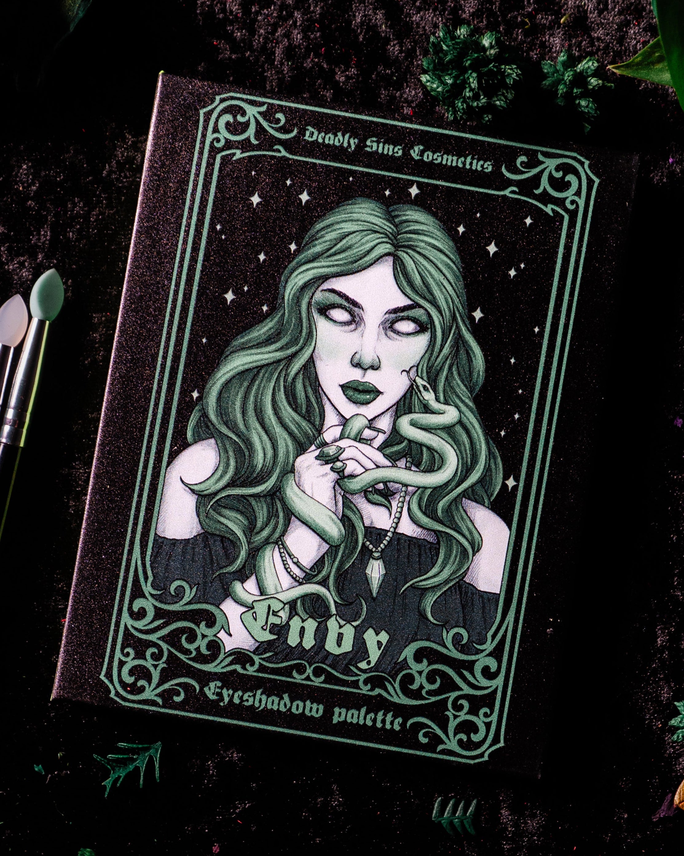 Envy Green Eyeshadow palette Deadly Sins Cosmetics alt Beauty Australia