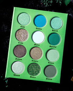 Envy Green Eyeshadow palette Deadly Sins Cosmetics alt Beauty Australia