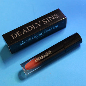 HELENA brown lipstick with box Deadly Sins Cosmetics Gothic Indie Makeup brand Australia