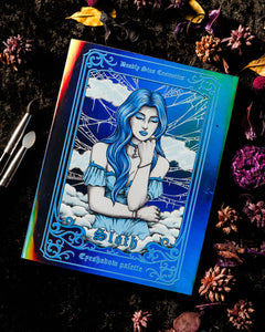 SLOTH Eyeshadow Palette Deadly Sins Cosmetics gothic blue eyeshadow australia 