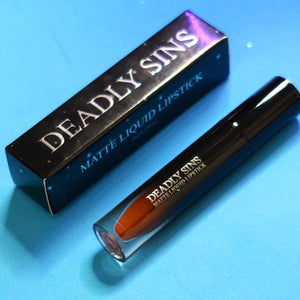 Tarot Brown Liquid Lipstick Deadly Sins Cosmetics Gothic Indie Makeup Australia