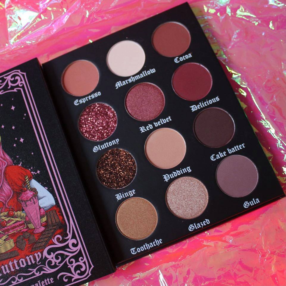 GLUTTONY - EYESHADOW PALETTE - Makeup & vegan/cruelty free Cosmetics Products online | Melbourne | Deadly Sins Cosmetics