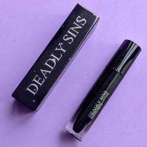 SALEM Black Lipstick tube with packaging Deadly Sins Cosmetics Gothic makeup Australia 