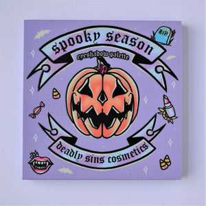 SPOOKY SEASON - EYESHADOW PALETTE - Makeup & vegan/cruelty free Cosmetics Products online | Melbourne | Deadly Sins Cosmetics